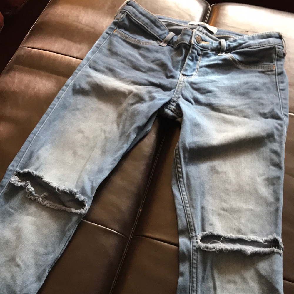 Ripped Hollister Jeans
